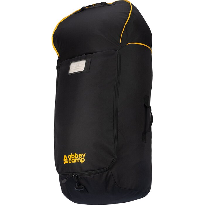 Abbey Camp® Abbey Camp – Flightbag für Rucksack – MIAMI-090 – Schwarz/Gelb