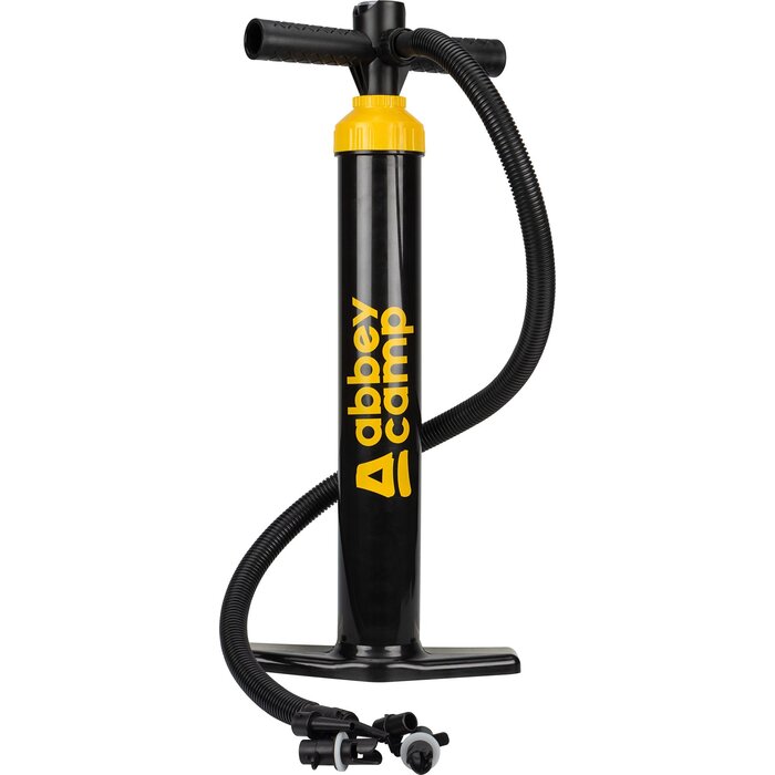 Abbey Camp® Abbey Camp - High Pressure Hand Pump - Single/Double Action - PERTH-1800 - Black/Yellow