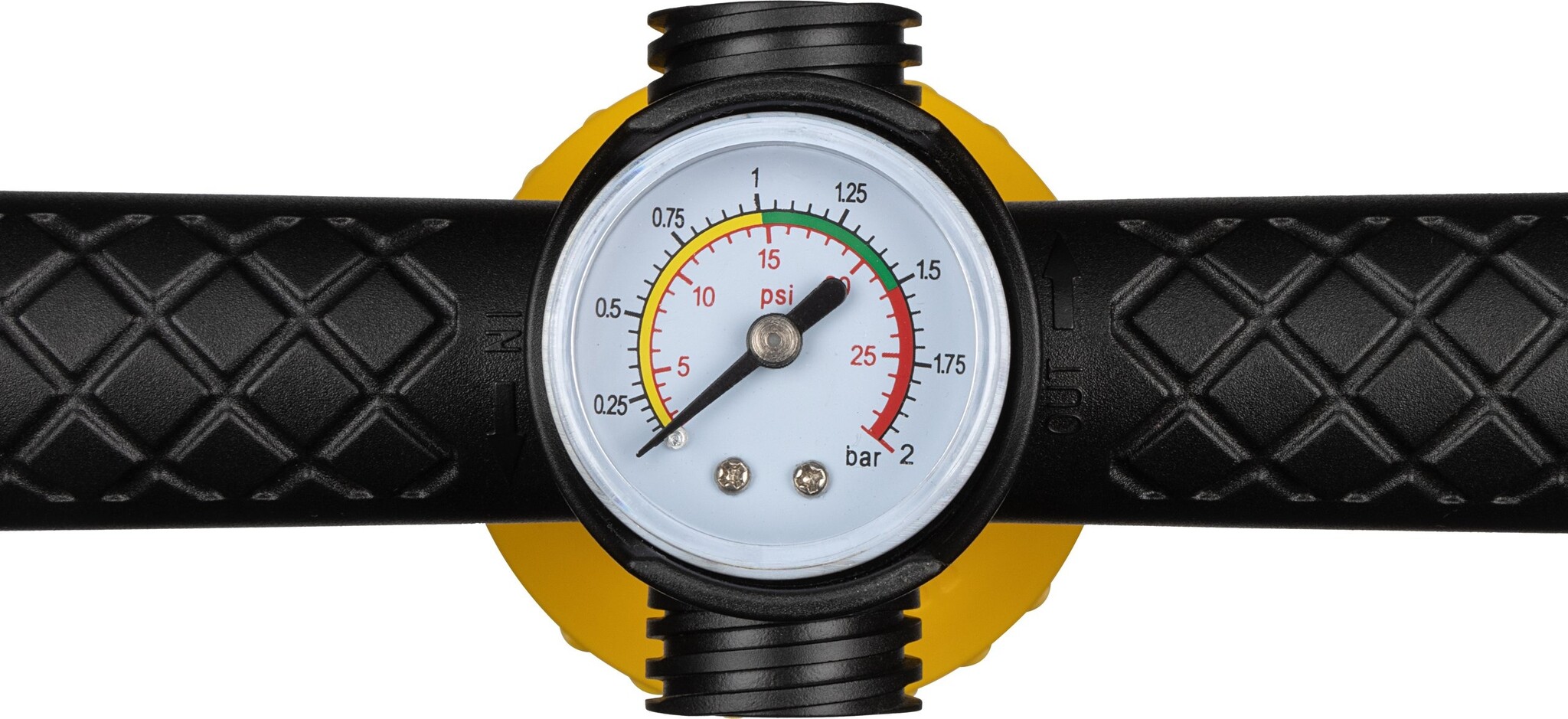 Abbey Camp® Abbey Camp - High Pressure Hand Pump - Single/Double Action - PERTH-1800 - Black/Yellow