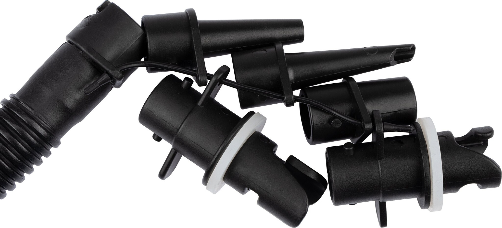 Abbey Camp® Abbey Camp - Hoge Druk Handpomp - Single/Double Action - PERTH-1800 - Zwart/Geel