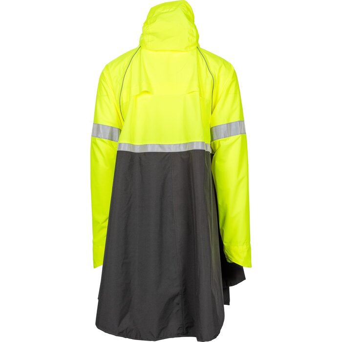 Ralka Ralka - Regenponcho Extra Visibilty - Cycling - Zwart/Fluorgeel