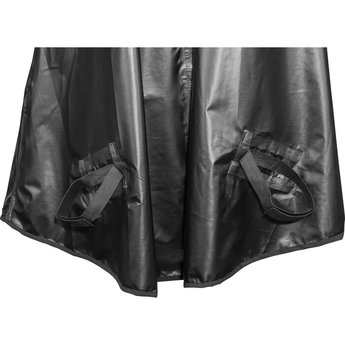 Ralka Ralka – Regenponcho Extra Visibility – Cycling – Schwarz/Fluoreszierendes Gelb