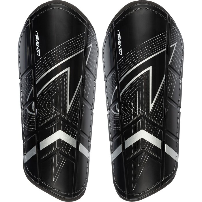 Avento® Avento - Shin Guards - Double Strap - Black