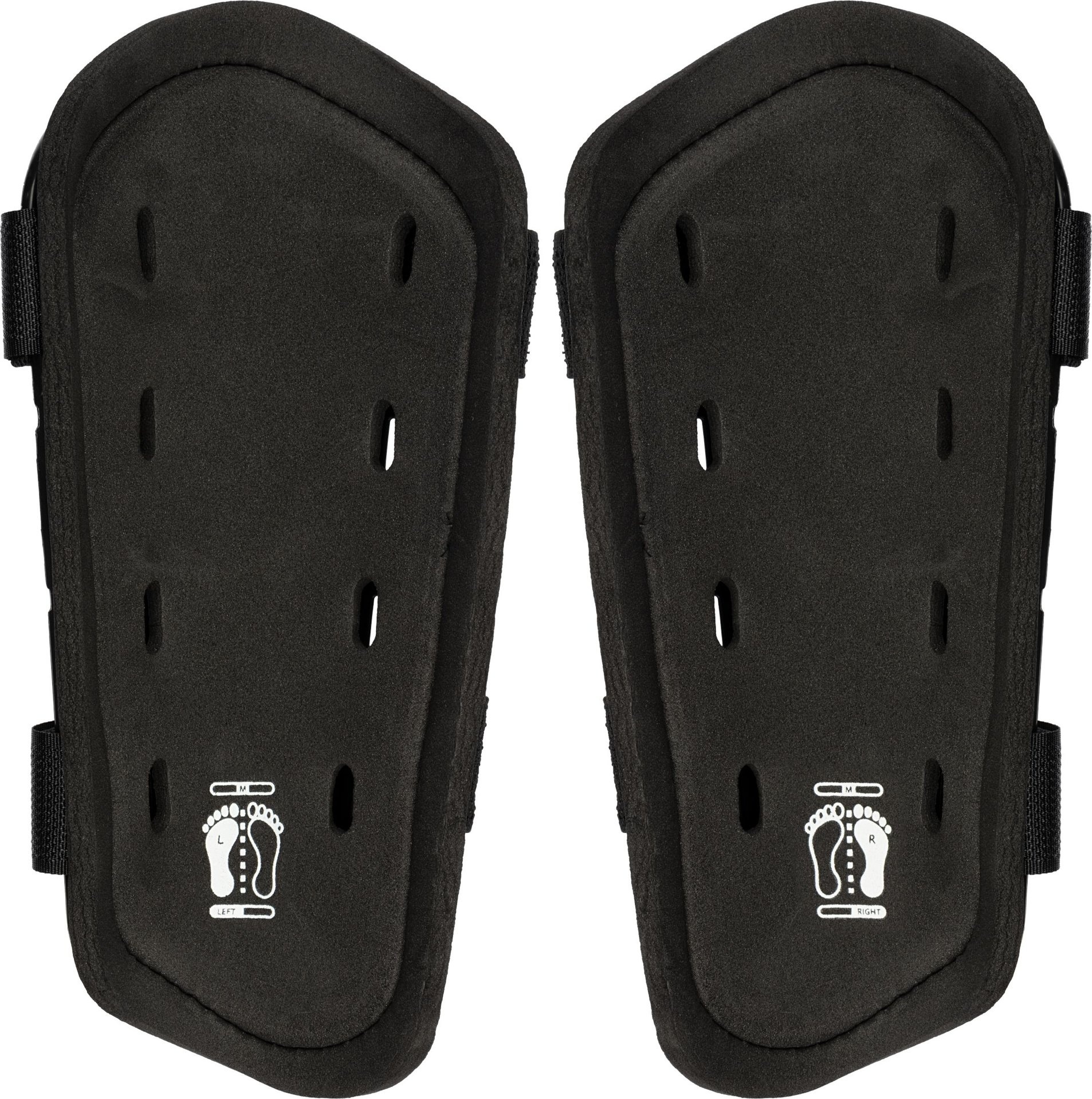 Avento® Avento - Shin Guards - Double Strap - Black