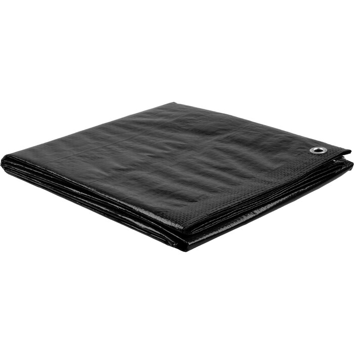 Abbey Camp® Abbey Camp - Groundsheet - 250 x 200 cm - GIRONA-500 - Black