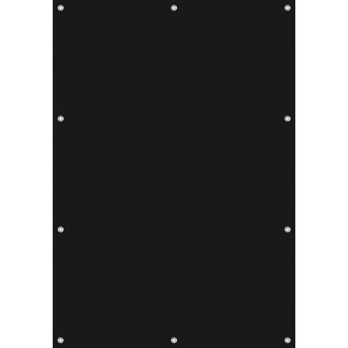 Abbey Camp® Abbey Camp - Tapis de sol - 250 x 200 cm - GIRONA-500 - Noir