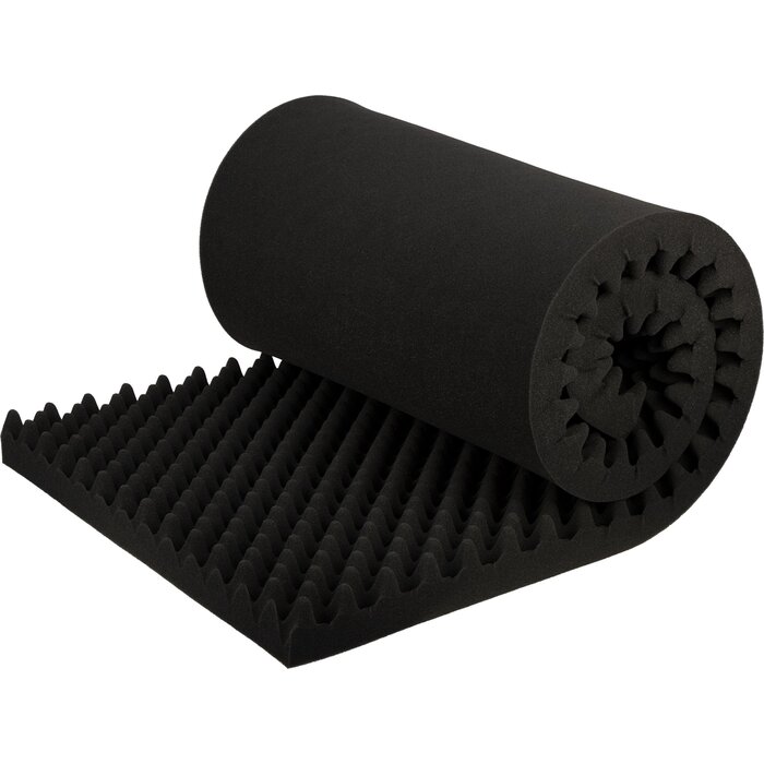 Abbey Camp® Abbey Camp - Foam Mattress - 190x60 cm - CASCAIS-060 - Black