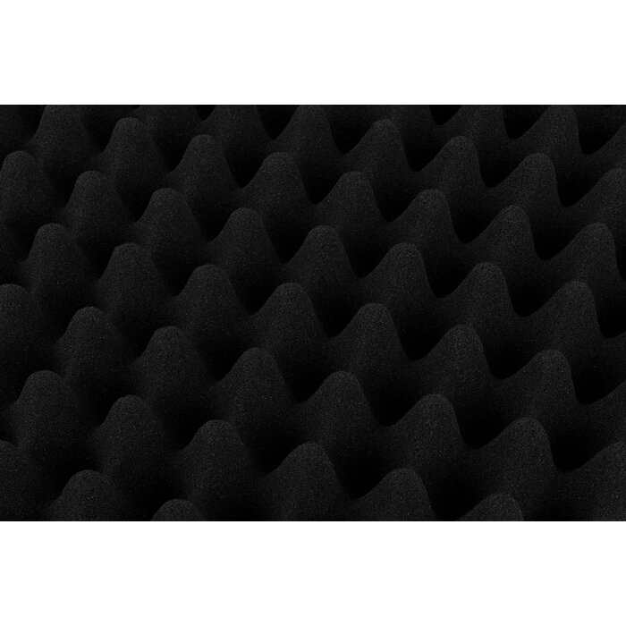 Abbey Camp® Abbey Camp - Matelas à picots en mousse - 190 x 60 cm - CASCAIS-060 - Noir