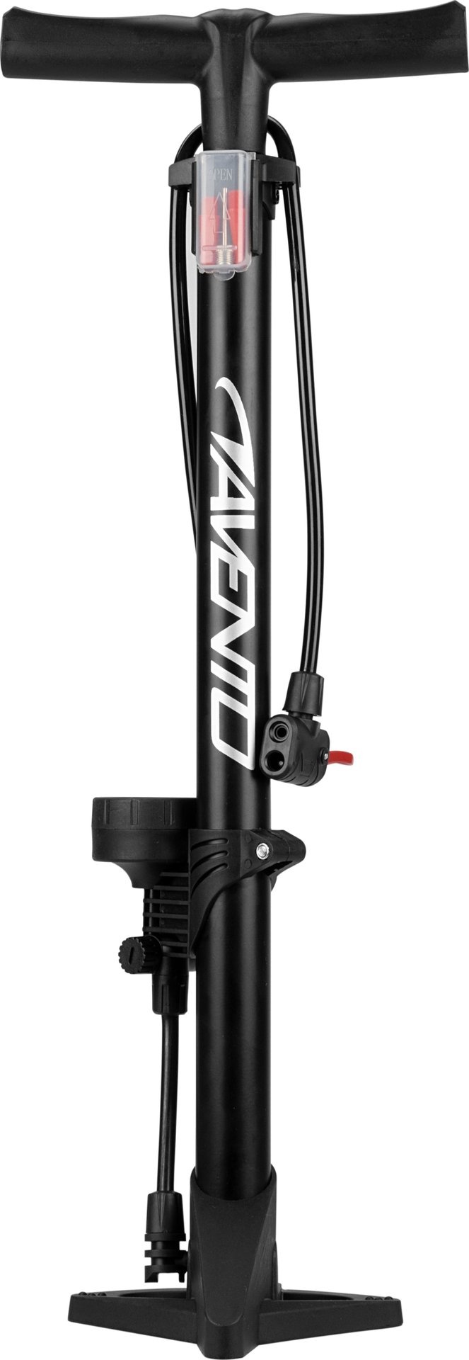 Avento® Avento - Bike Pump with Pressure Gauge - Black