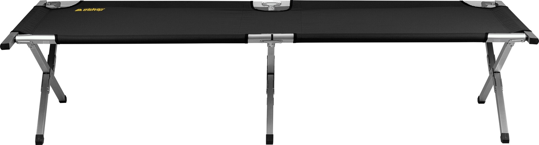 Abbey Camp® Abbey Camp - Luxury Camping Bed - XL - Bretagne-200 - Black