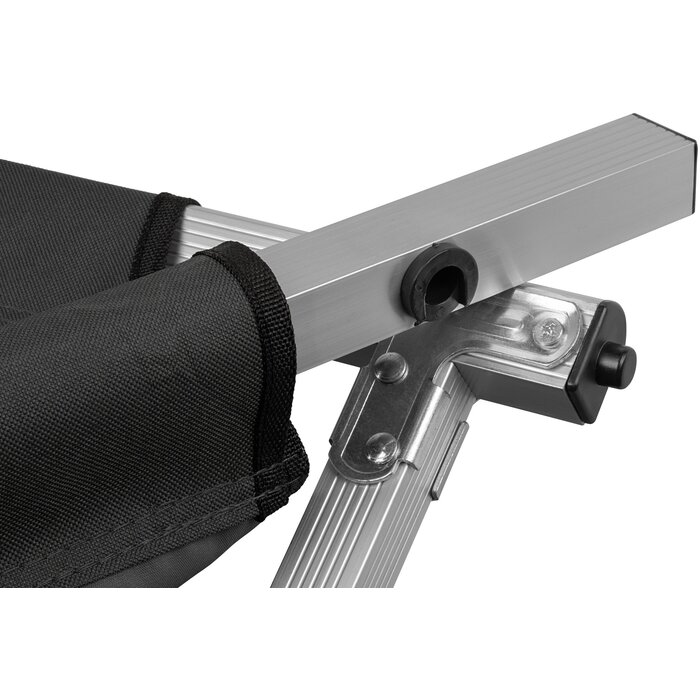 Abbey Camp® Abbey Camp - Lit de camping Luxe - XL - Bretagne-200 - Noir