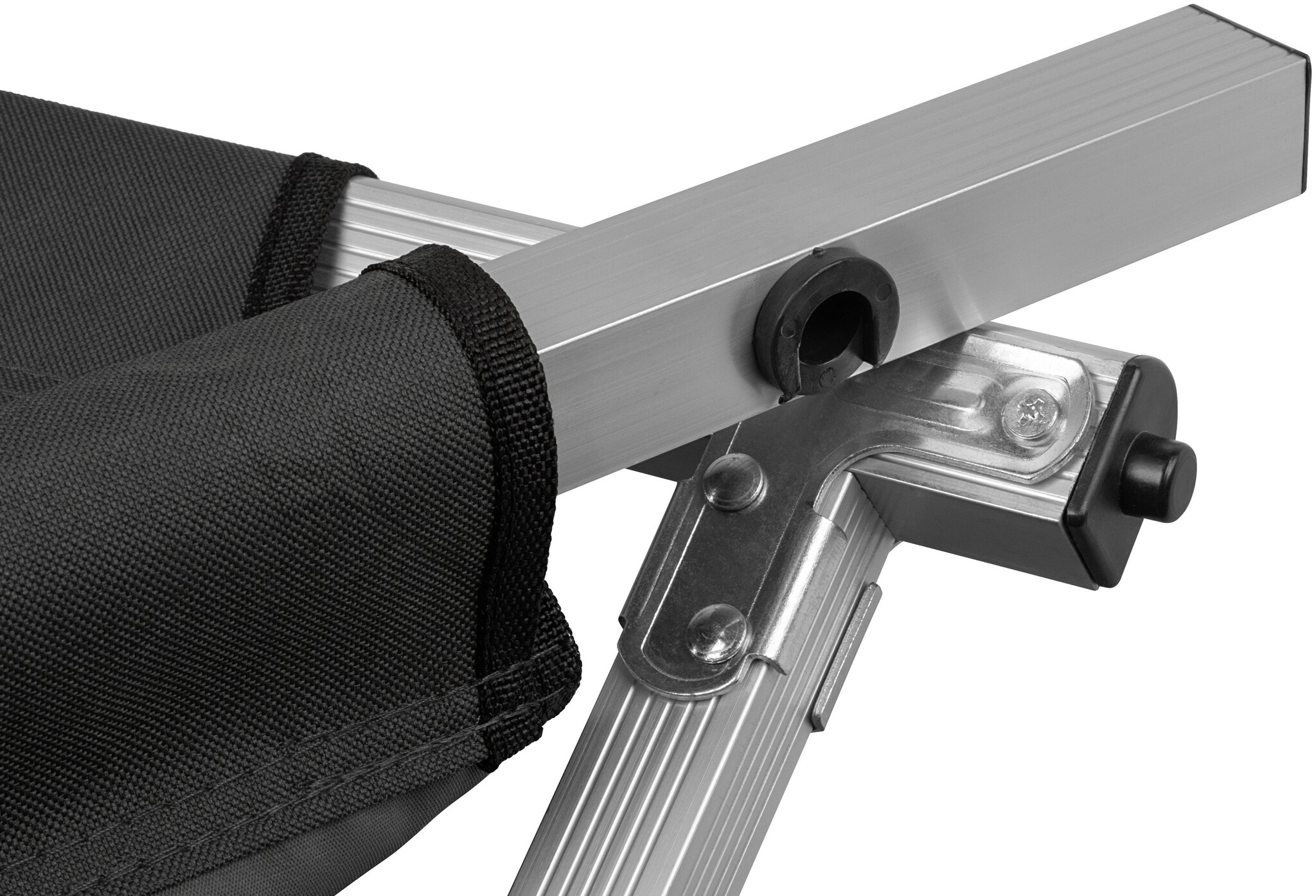 Abbey Camp® Abbey Camp - Campingbed Luxe - XL - Bretagne-200 - Zwart