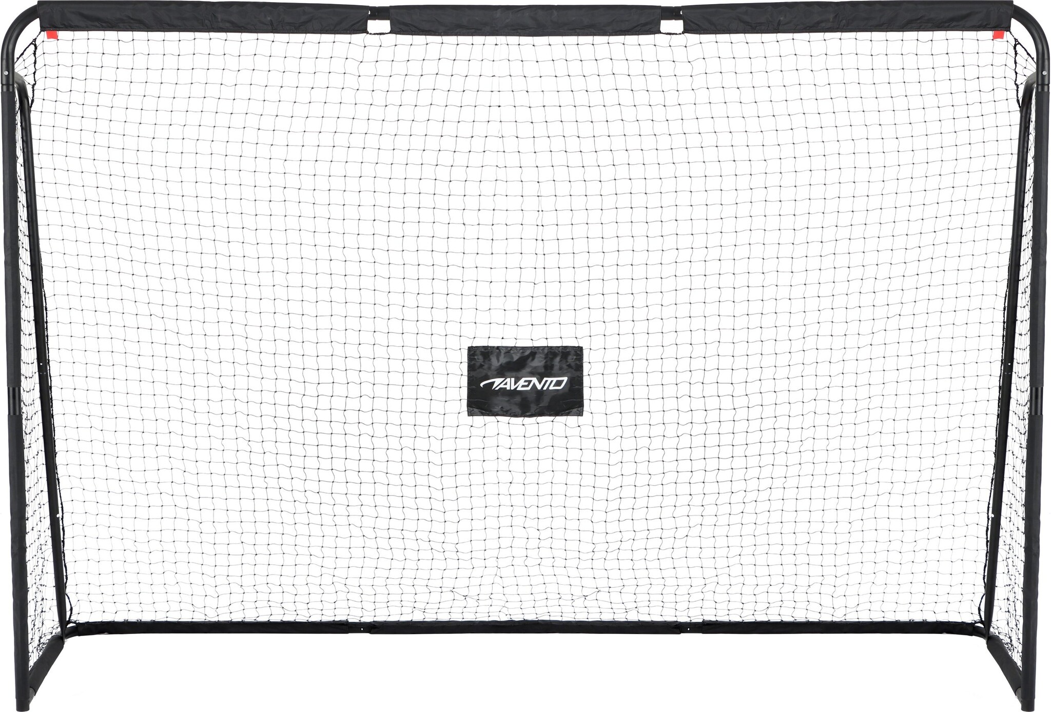 Avento® Avento - Voetbaldoel Staal met Target Scherm - 300 x 200 x 91.5 cm - Zwart