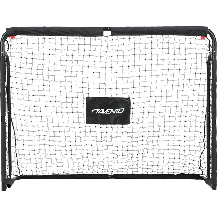 Avento® Avento - But de football en acier avec filet de but - 160 x 120 x 60 - Noir