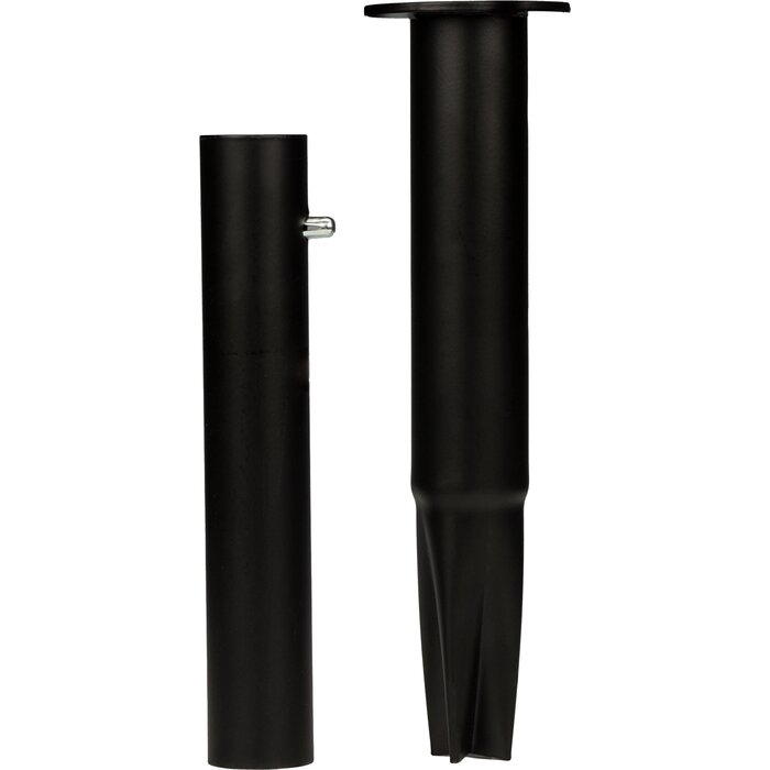 Avento® Avento - Fußballtor aus Stahl mit Zielscheibe - 160 x 120 x 60 - Schwarz