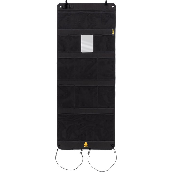 Abbey Camp® Abbey Camp - Tent skirt - Organizer - 16 compartments - QUEENSTOWN-125 - Black