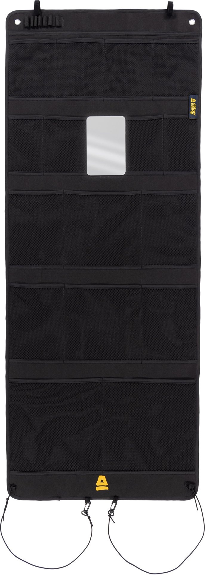 Abbey Camp® Abbey Camp – Tentschort – Organizer – 16 Fächer – QUEENSTOWN-125 – Schwarz