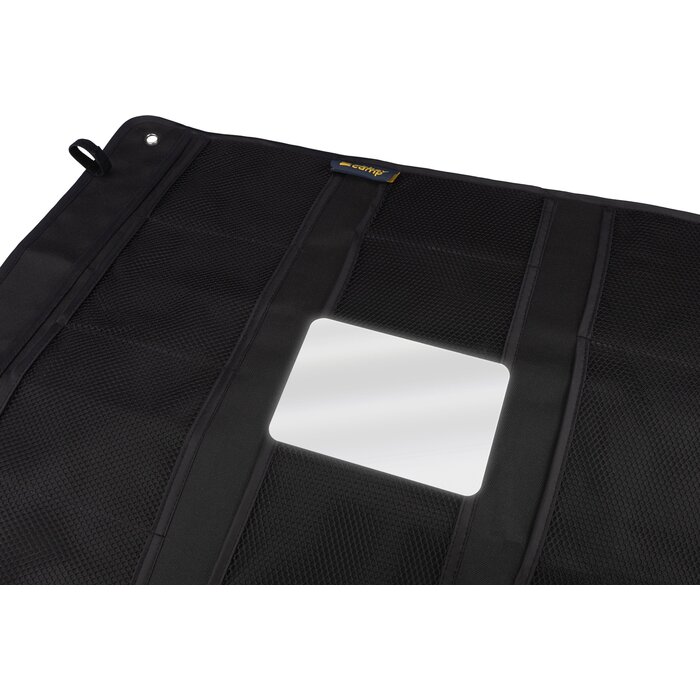 Abbey Camp® Abbey Camp - Tent skirt - Organizer - 16 compartments - QUEENSTOWN-125 - Black