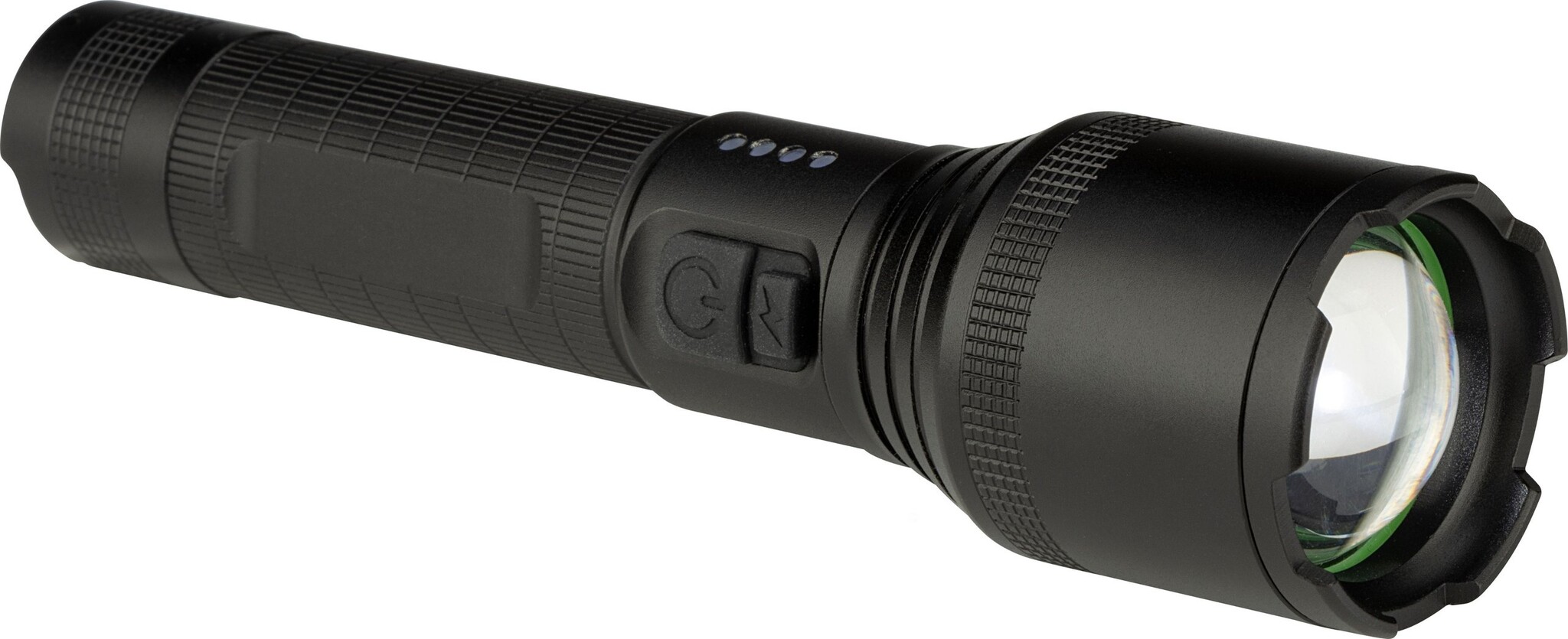 Abbey Camp® Abbey Camp - Lampe torche rechargeable - Kiruna-1000 - Noir