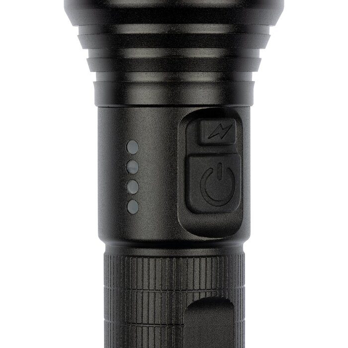 Abbey Camp® Abbey Camp - Rechargeable Flashlight - Kiruna-1000 - Black