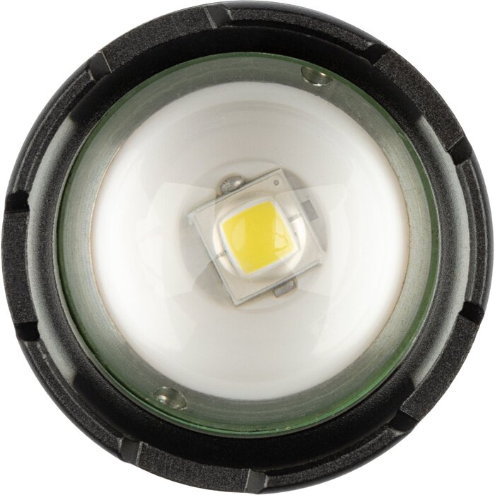 Abbey Camp® Abbey Camp - Lampe torche rechargeable - Kiruna-1000 - Noir