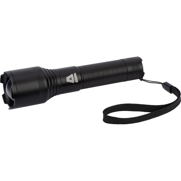 Abbey Camp® Abbey Camp – Wiederaufladbare Taschenlampe – Kiruna-1000 – Schwarz