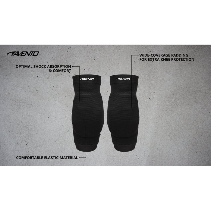 Avento® Avento - Volleyball Knee Pads - Anatomical - Black