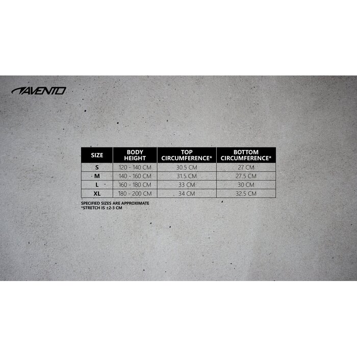 Avento® Avento – Volleyball-Knieschoner – Anatomisch – Schwarz