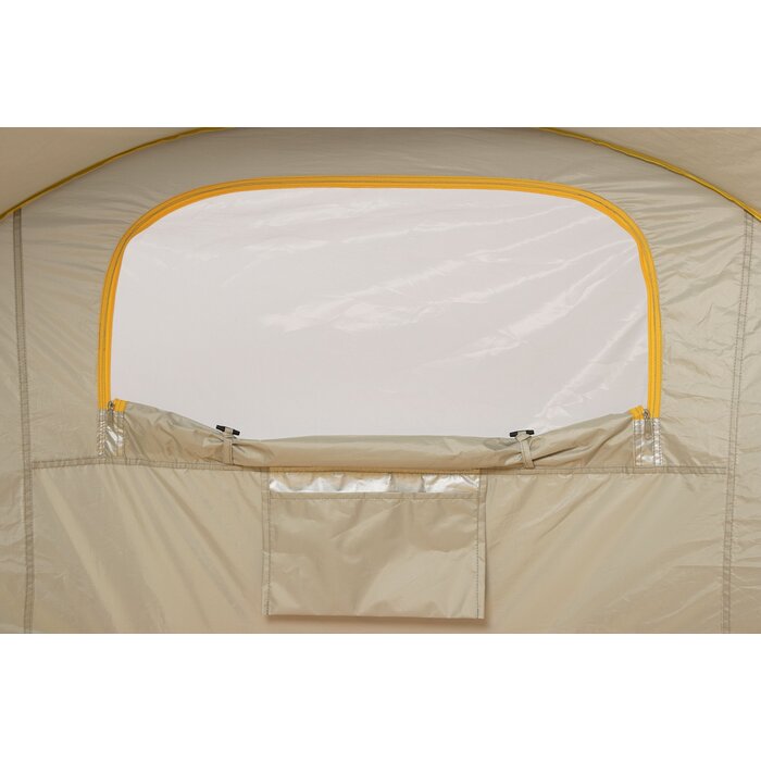 Waimea® Waimea - Pop-Up Reflective Beach Tent - 130x100cm - Totoka - Silver/Ochre Yellow
