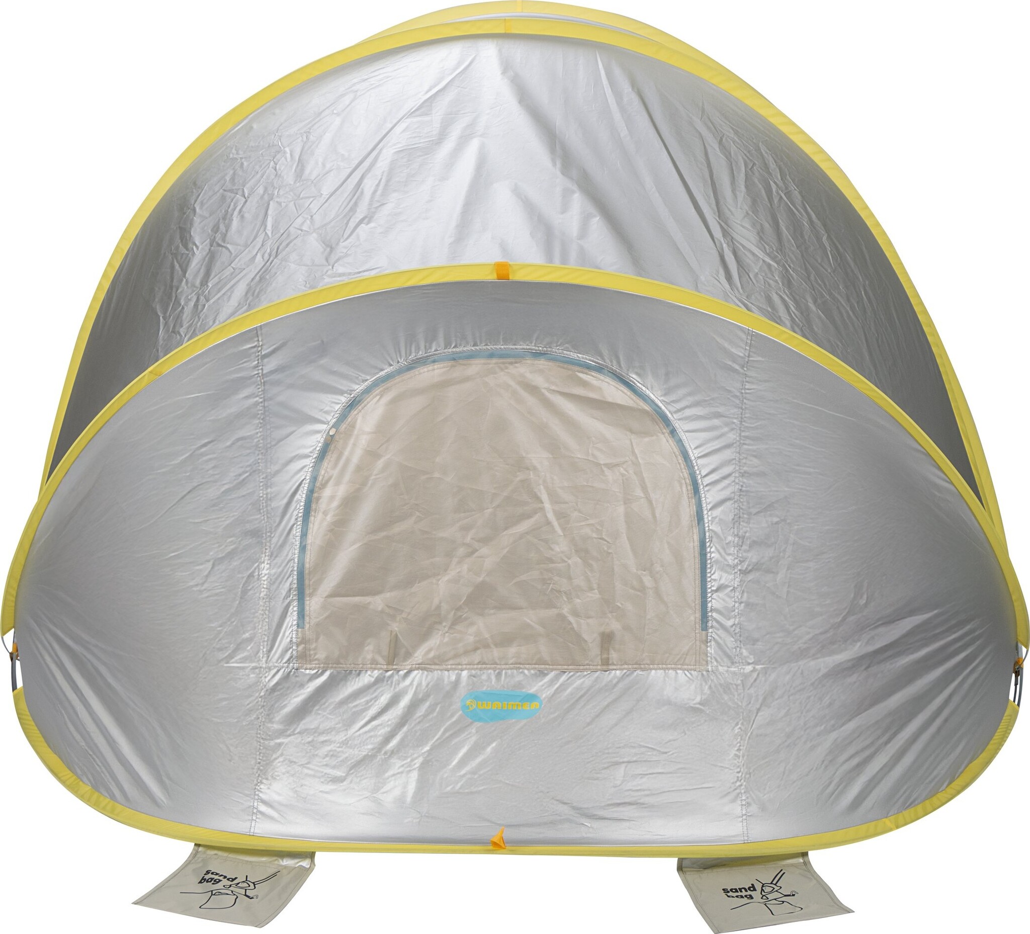 Waimea® Waimea – Strandzelt Pop-Up Reflective – 168 x 130 cm – Tiaro – Silber/Blau