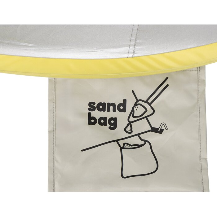 Waimea® Waimea - Pop-Up Reflective Beach Tent - 168x130cm - Tiaro - Silver/Blue