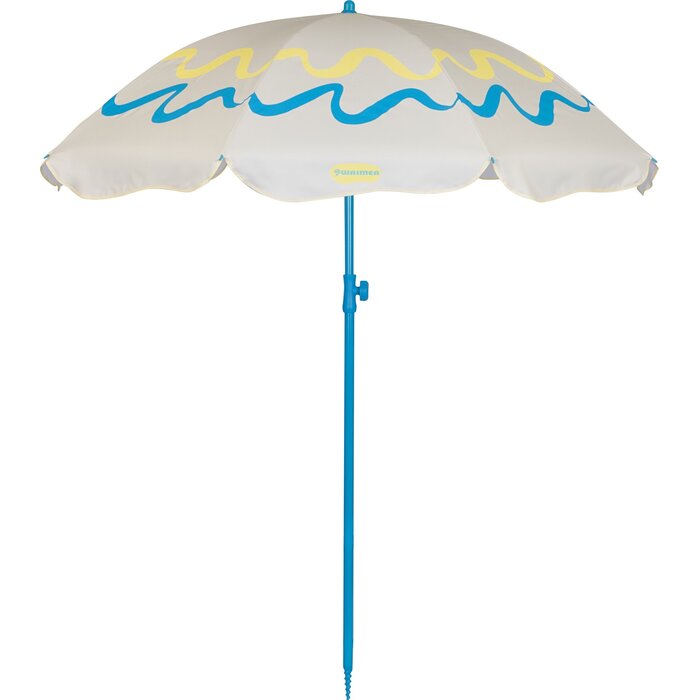 Waimea® Waimea - Strandparasol - 180cm - Pomara - Zand/Blauw