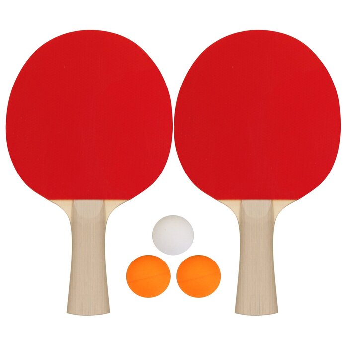 Get & Go® Get & Go - Tafeltennisset - Recreatief - Rood/Zwart