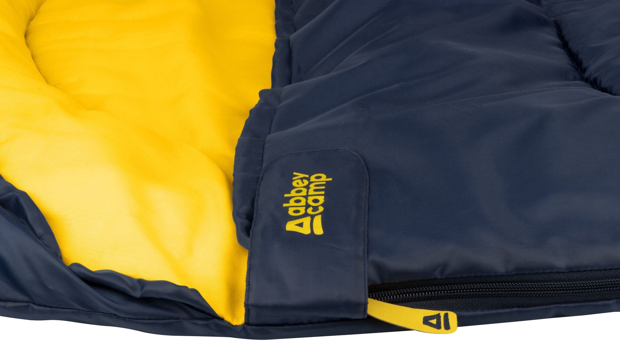 Abbey Camp® Abbey Camp – Mumienschlafsack – Kinder – ATACAMA-05 – Marineblau/Gelb