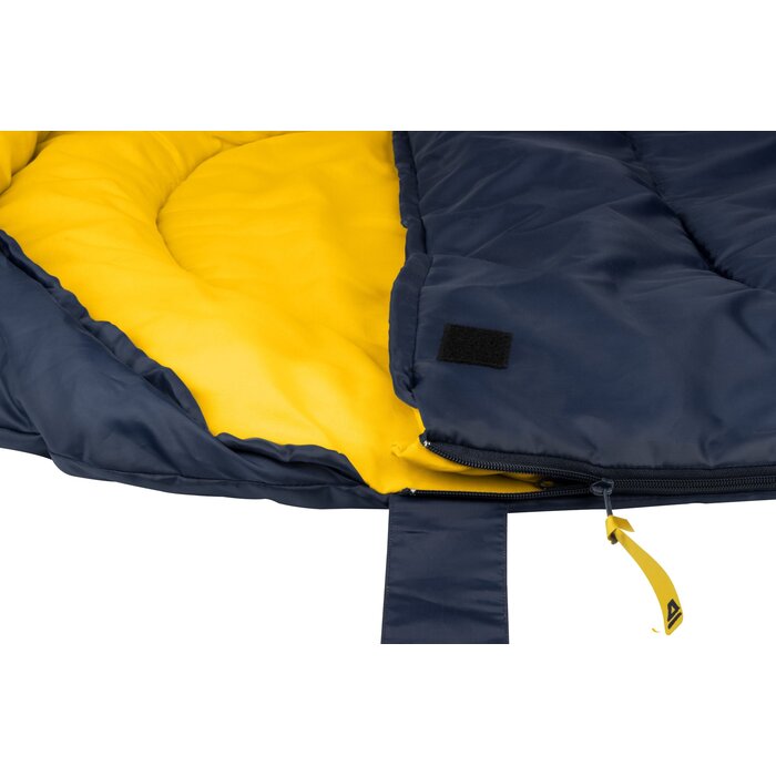 Abbey Camp® Abbey Camp - Mummy Sleeping Bag - Kids - ATACAMA-05 - Navy/Yellow