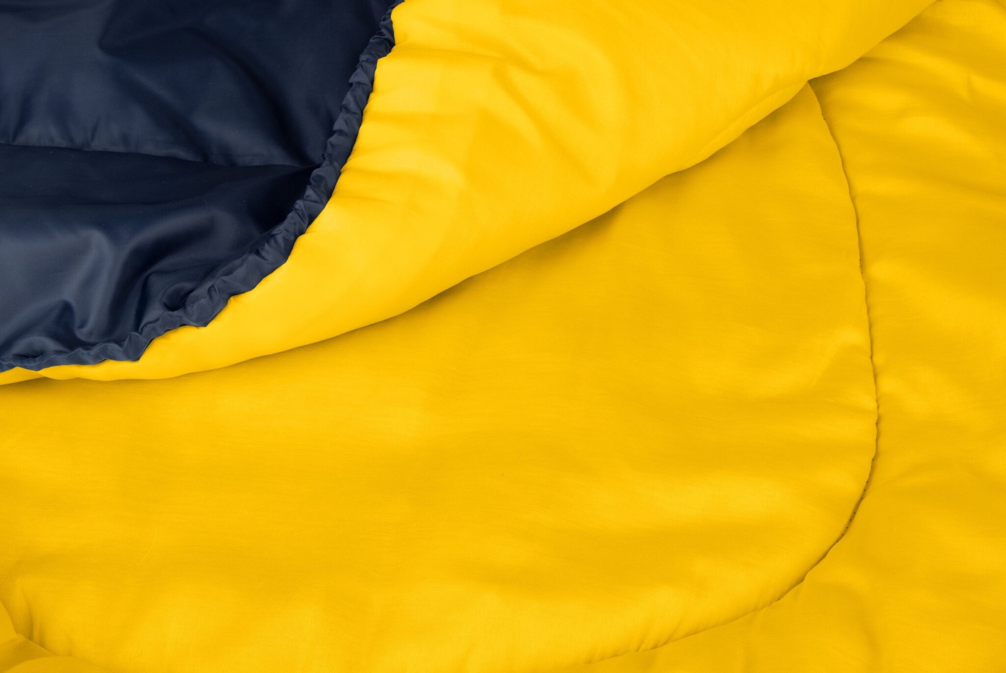 Abbey Camp® Abbey Camp - Mummy Sleeping Bag - Kids - ATACAMA-05 - Navy/Yellow
