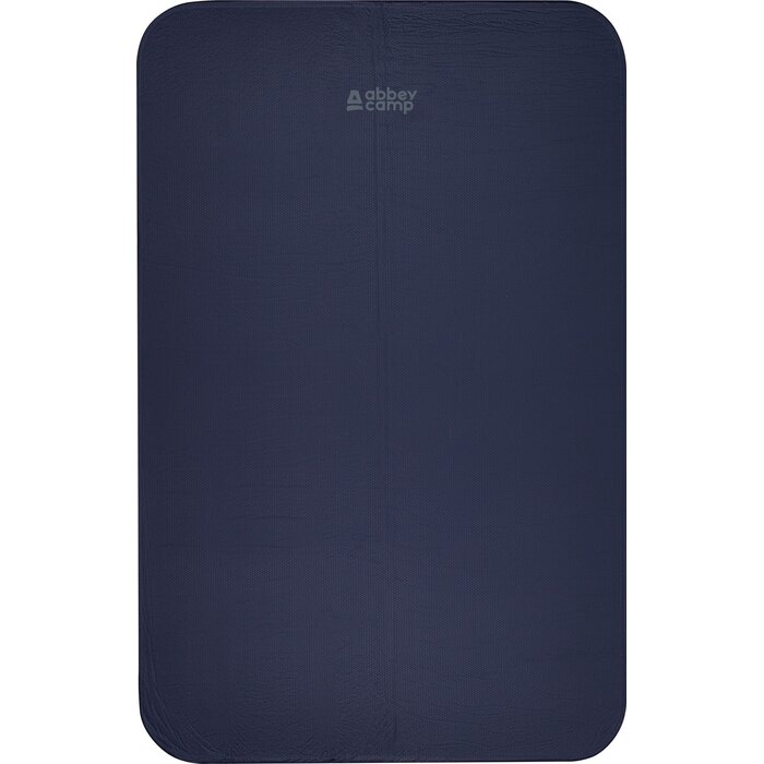 Abbey Camp® Abbey Camp – Selbstaufblasbare Isomatte – Deluxe Comfort 2P EW – Marbella-170 – Marineblau/Anthrazit