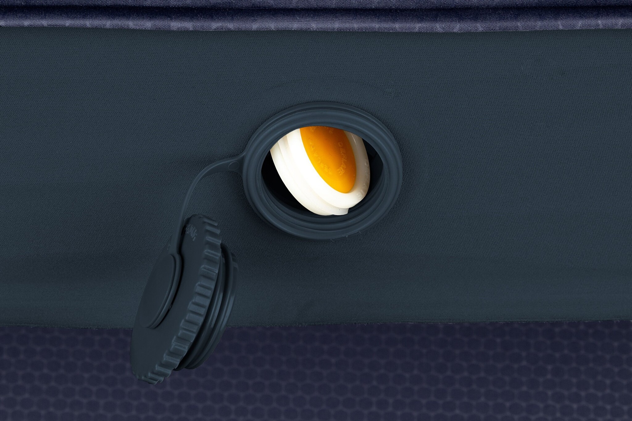 Abbey Camp® Abbey Camp - Matelas gonflable - Deluxe Comfort 2P EW - Marbella-170 - Bleu marine/Anthracite