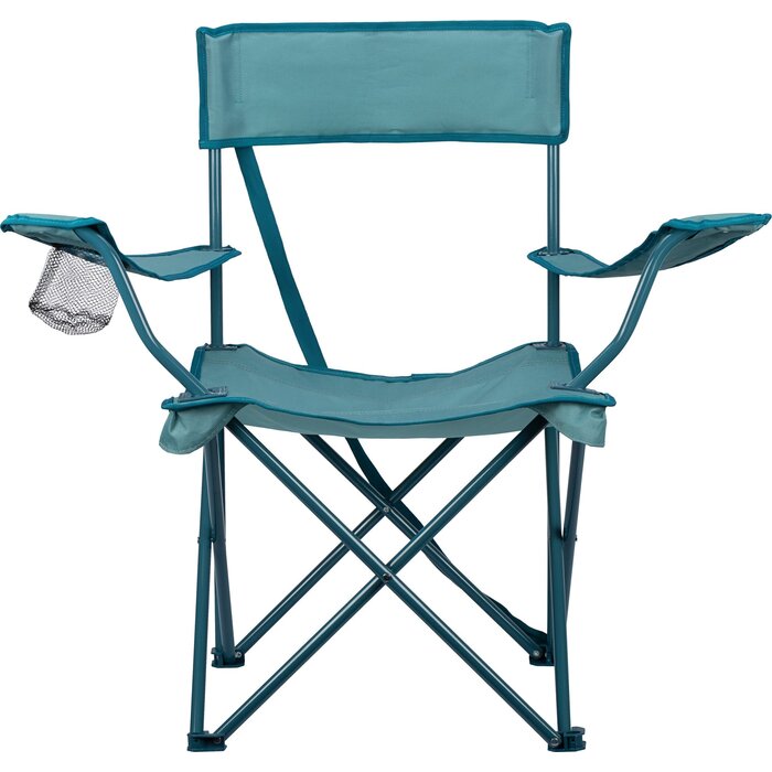 Abbey Camp® Abbey Camp - Chaise pliante - GENUA-079 - Bleu clair/Bleu