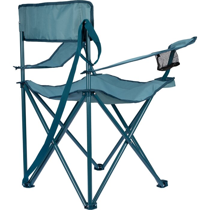 Abbey Camp® Abbey Camp - Folding Chair - GENUA-079 - Light Blue/Blue