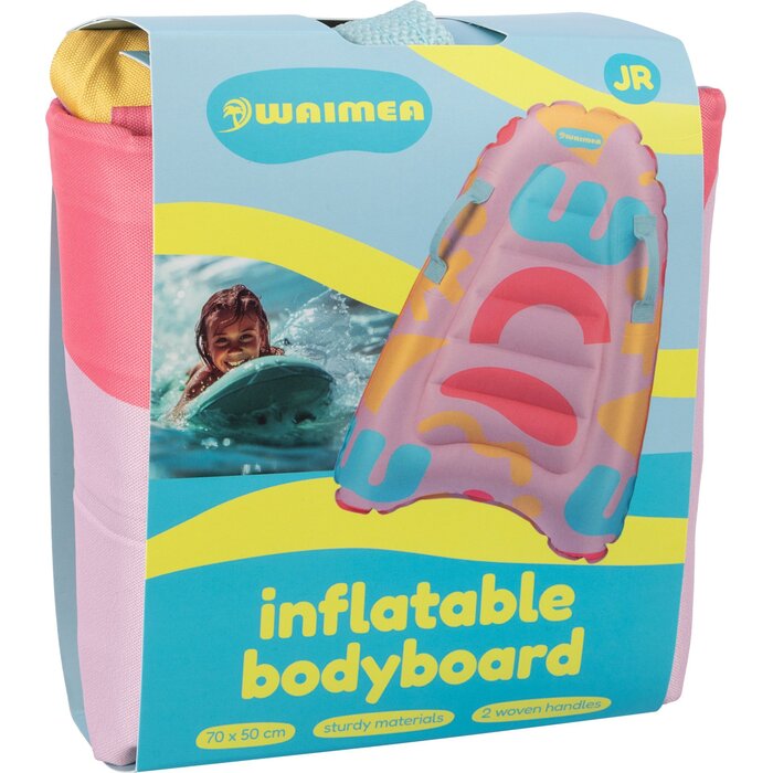 Waimea® Waimea - Bodyboard gonflable - 70 cm - Makaio - Rose clair/Bleu