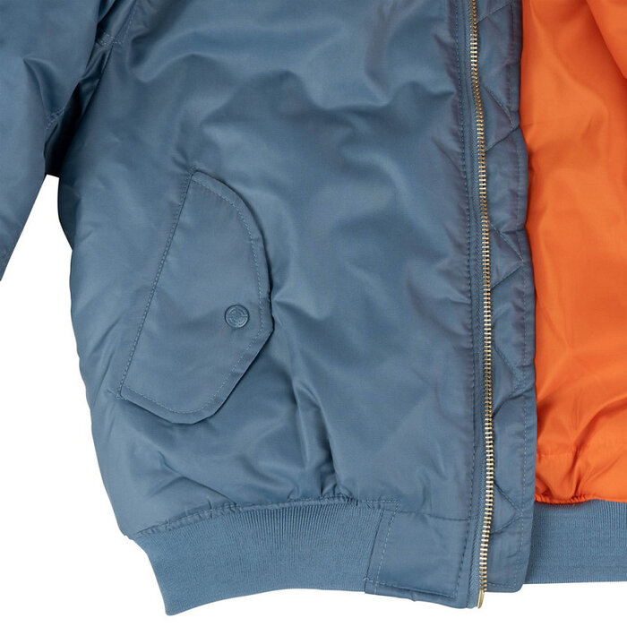 Fostex Garments Fostex Garments MA-1 Bomber Jack - Vintage Denim Blauw