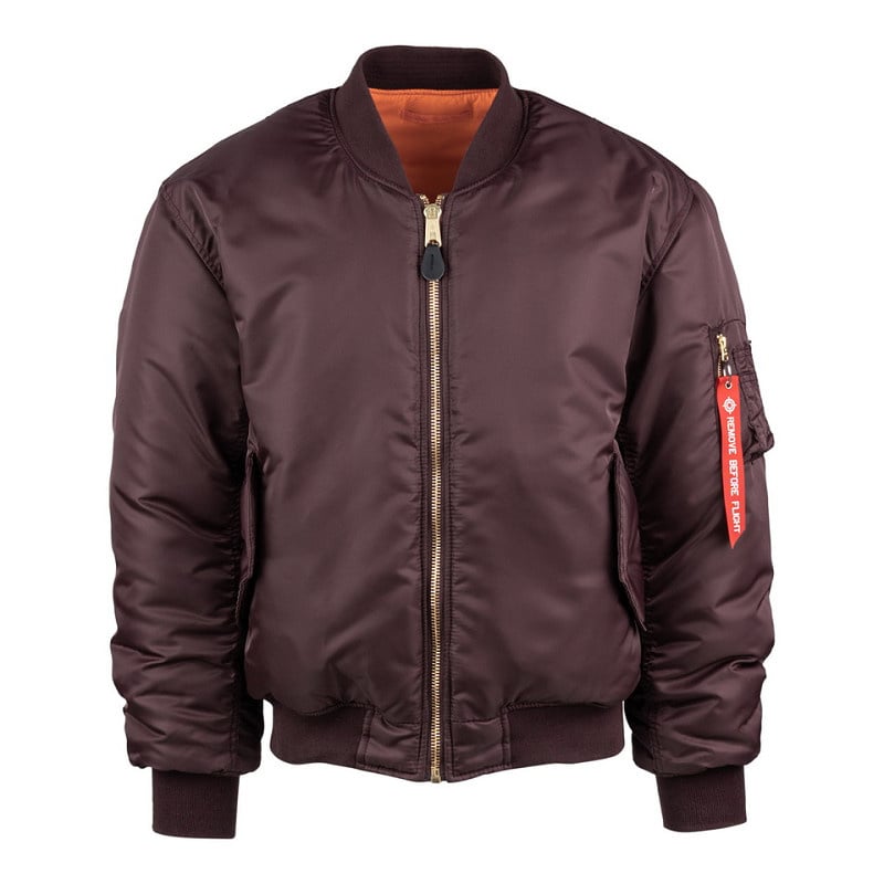 Fostex Garments Fostex Garments MA-1 - Bomber Jacket - Bordeaux Red
