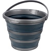 Abbey Camp® Abbey Camp – Faltbarer Eimer – 10 Liter – BLED-010 – Grau/Anthrazit