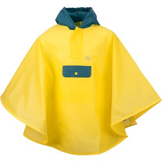 Ralka Ralka - EVA kinder regenponcho - Happy - Geel/Petrol