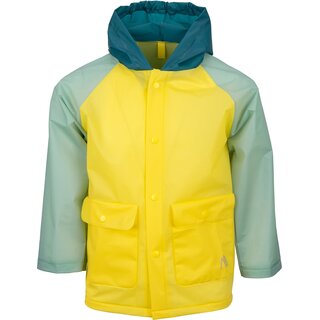 Ralka Ralka - Imperméable pour enfant en EVA - Poppy - Jaune/Vert menthe