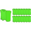 Avento® Avento - Trainingsovergooier set van 15 - Senior - Fluorgroen