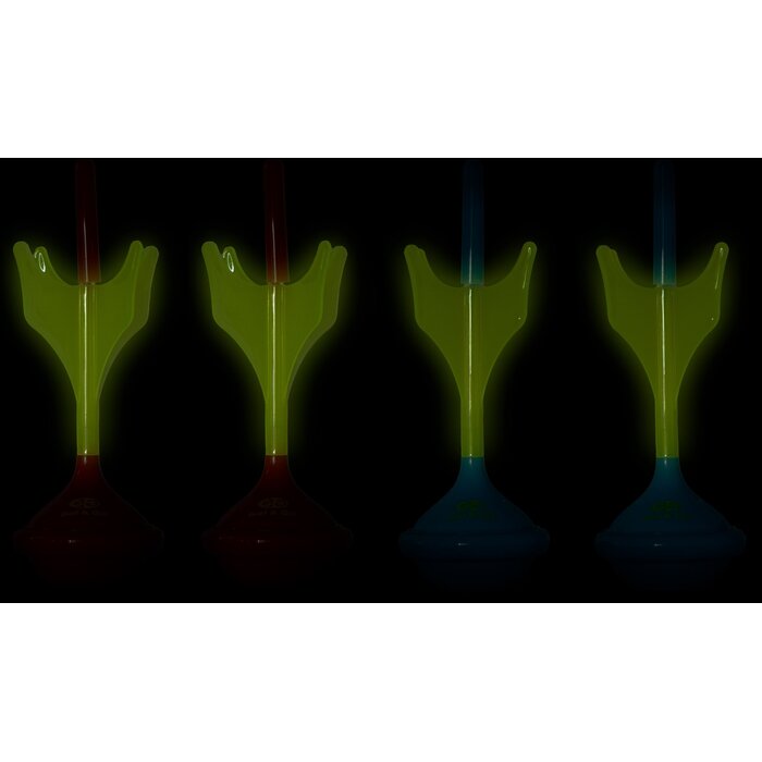 Get & Go® Get & Go - Garden Darts Set - Glow-in-the-Dark - Fluorescent Yellow/Red