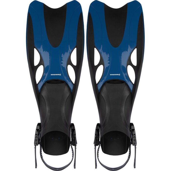 Waimea® Waimea - Zwemvliezen Verstelbaar - Senior - Donkerblauw/Zwart