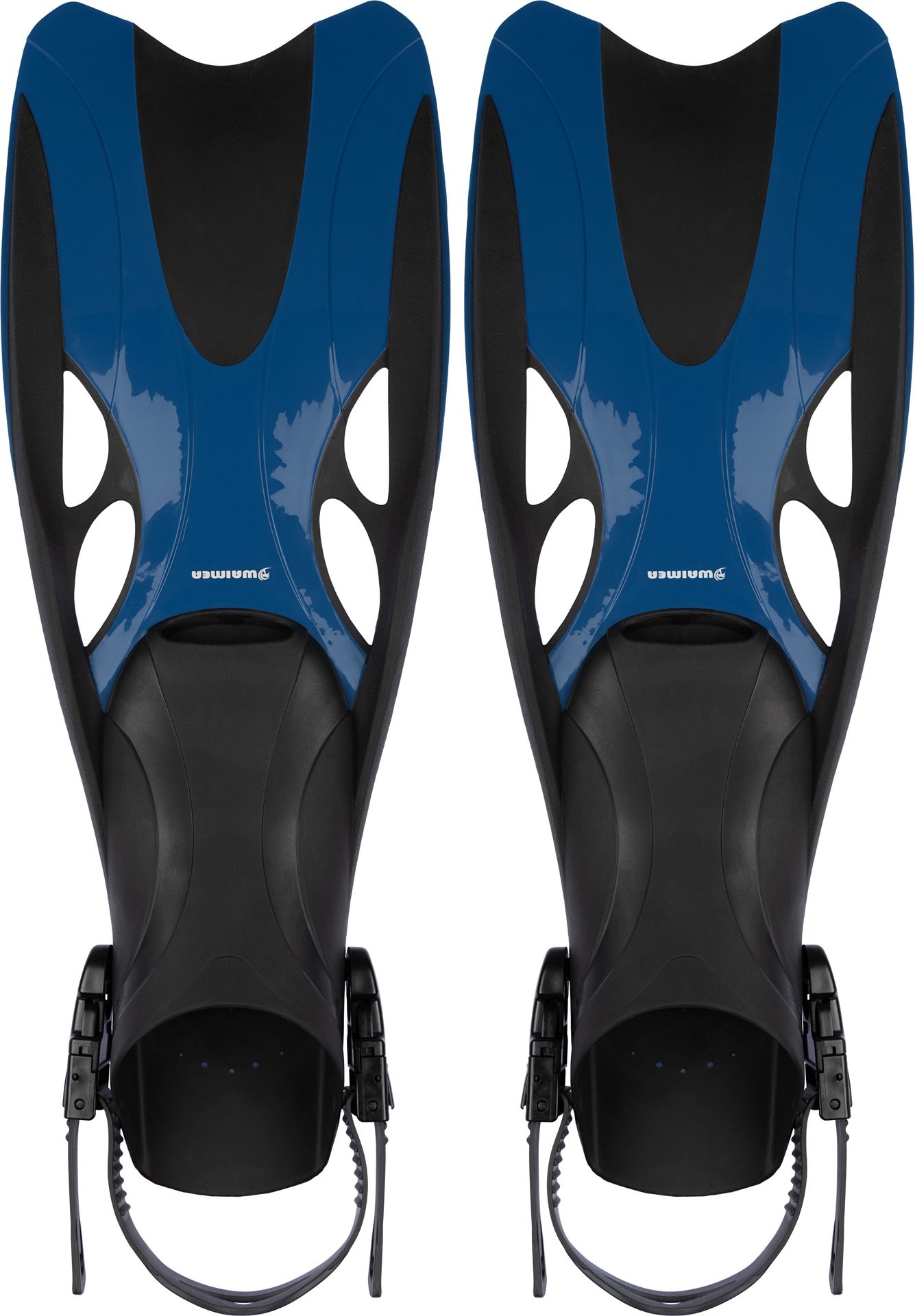 Waimea® Waimea – Schwimmflossen, verstellbar – Senior – Dunkelblau/Schwarz